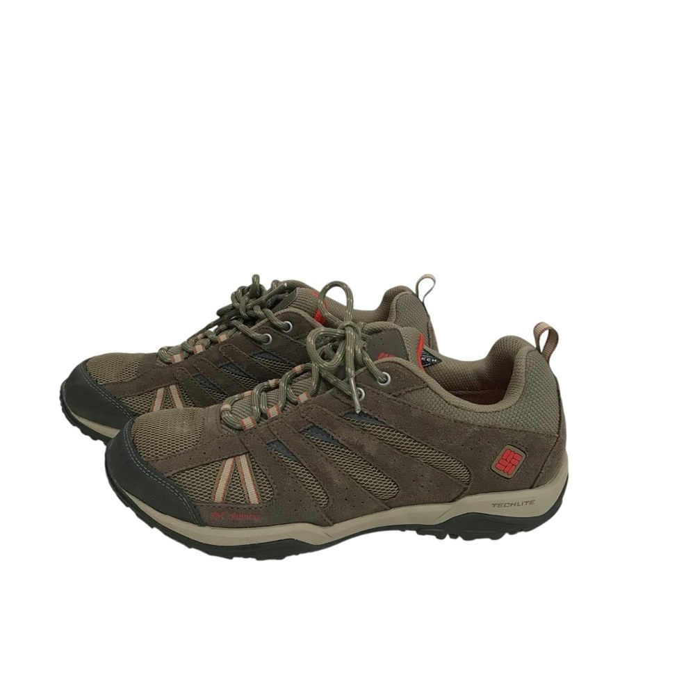 Columbia Techlite Women’s Hiking Shies in Brown Size 9 Omni-tech Waterproof
